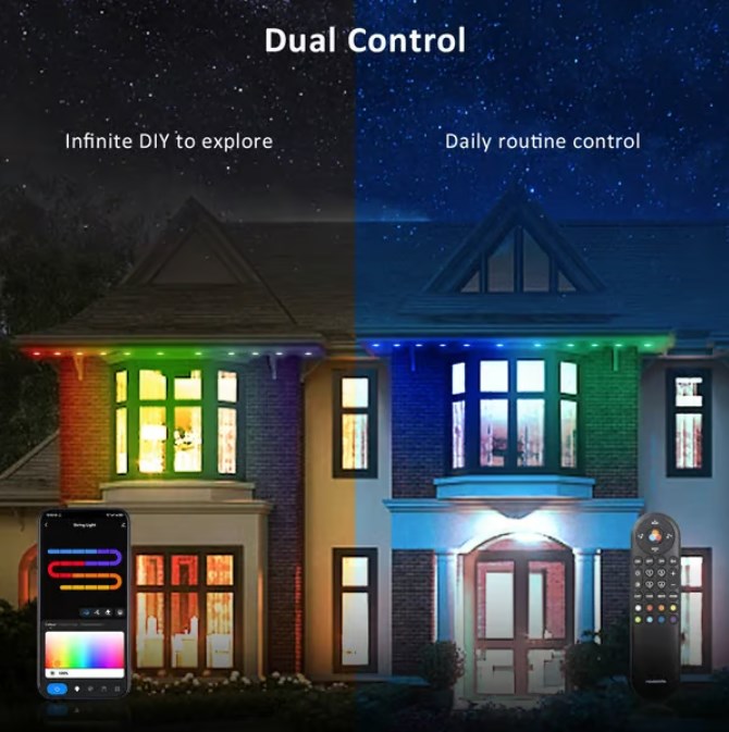 ⏰ Ultimo giorno di saldi! 🌈 Illuminazione LED da esterno intelligente e multicolore