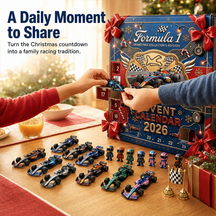 🏎️🏁 24 Giorni di Gloria Automobilistica – Calendario dell’Avvento Gran Premio 2026