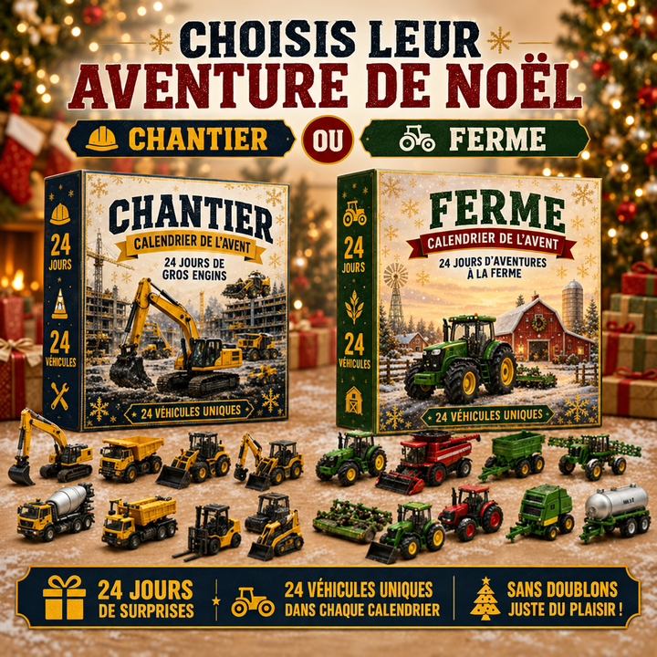 Calendario dell’Avvento con 24 veicoli in miniatura