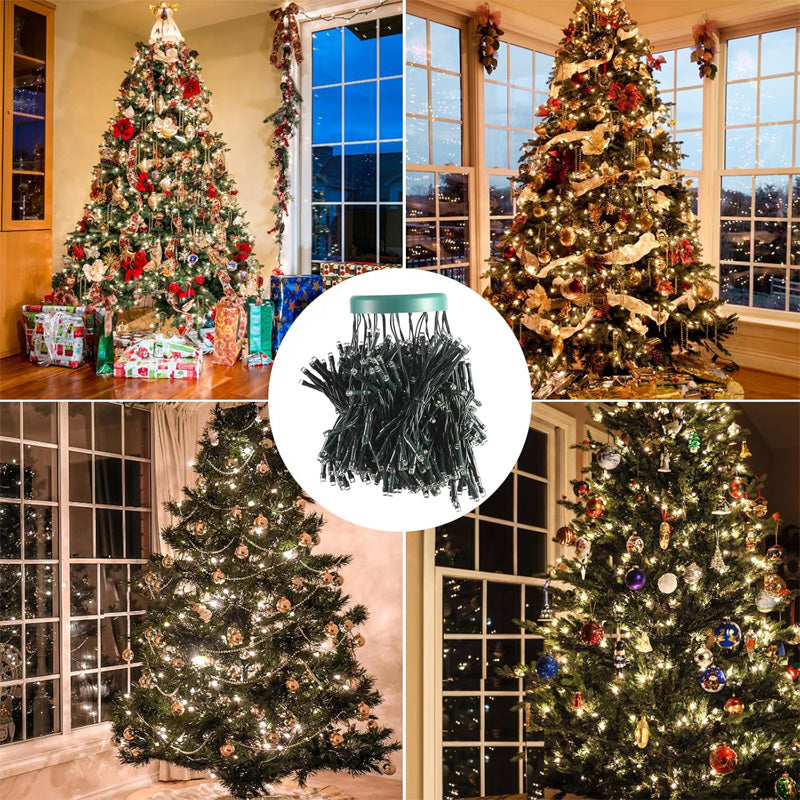 🎄 Luci LED ad Anello con Stella a Cinque Punte per Albero di Natale