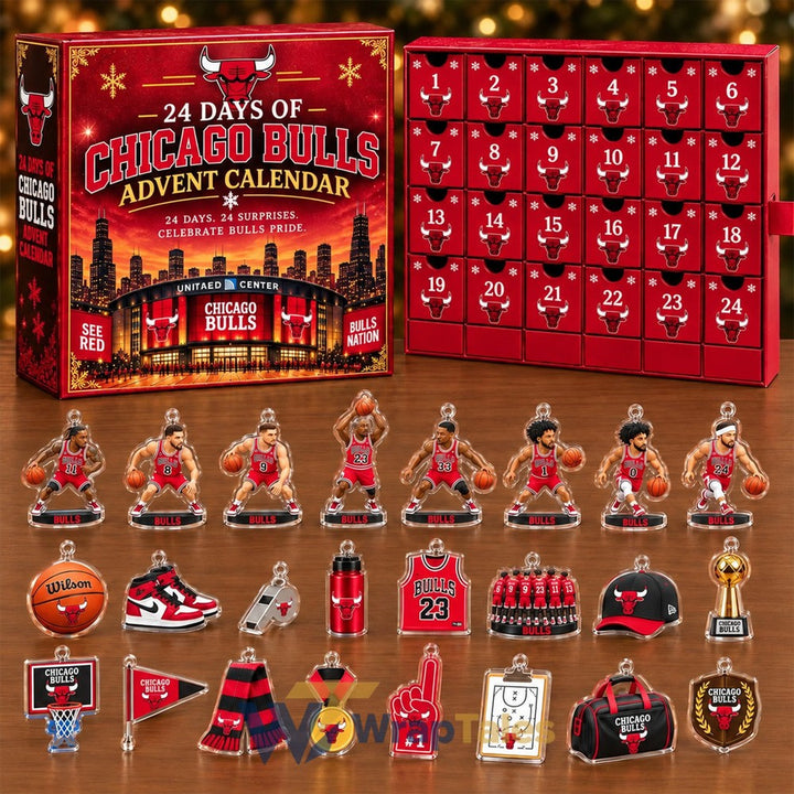 Calendario dell’Avvento di Natale 2026 dei Chicago Bulls – 24 Giorni