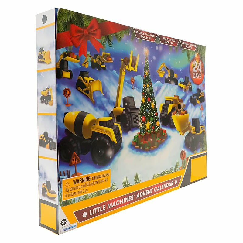 Calendario dell’Avvento da 24 giorni con camion da costruzione natalizio!