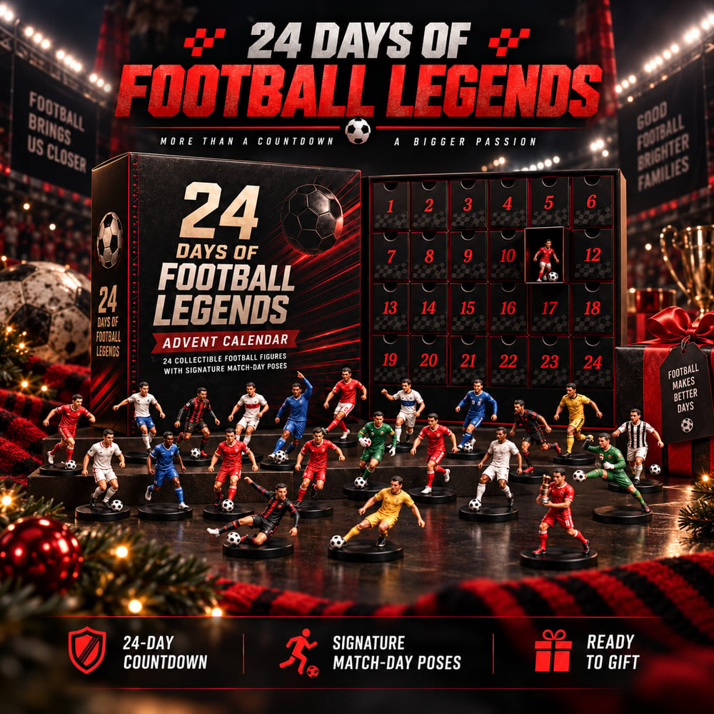 Calendario dell'Avvento del Calcio – 24 statuine
