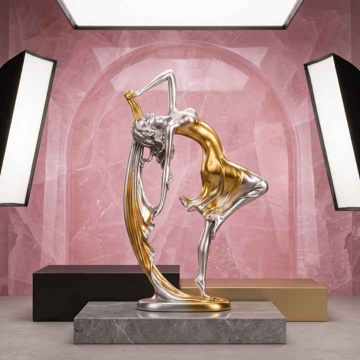 Dancer Figurine – Artistic Resin Sculpture