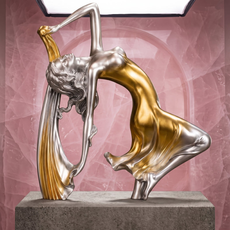 Dancer Figurine – Artistic Resin Sculpture