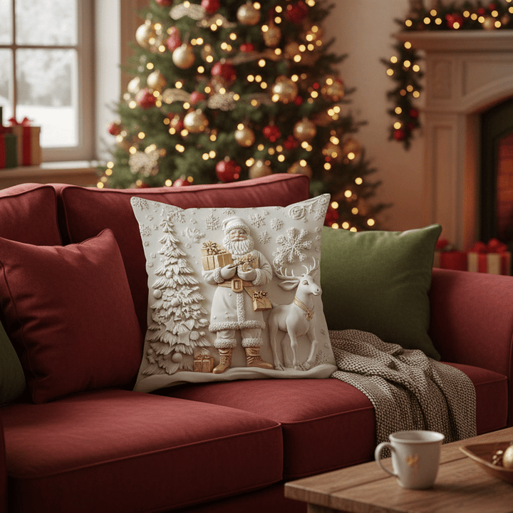 🎅 Saldi di Natale -49%!  Federa per cuscino con motivo natalizio