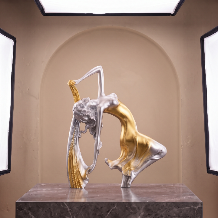 Dancer Figurine – Artistic Resin Sculpture