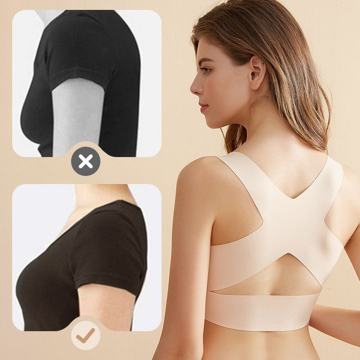 🎉ULTIMO GIORNO DI SALDI -50%⚡Reggiseno Correttore di Postura con Chiusura Frontale e Schiena Incrociata