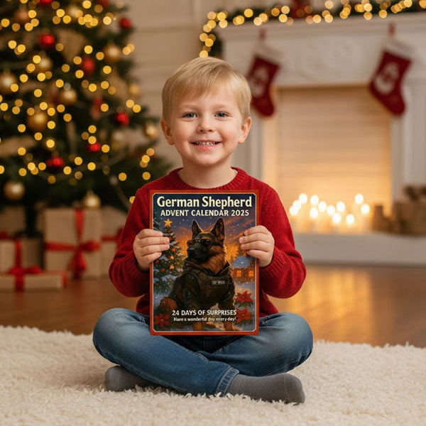 🎄🐾 Calendario dell’Avvento Pastore Tedesco 2025 🎁