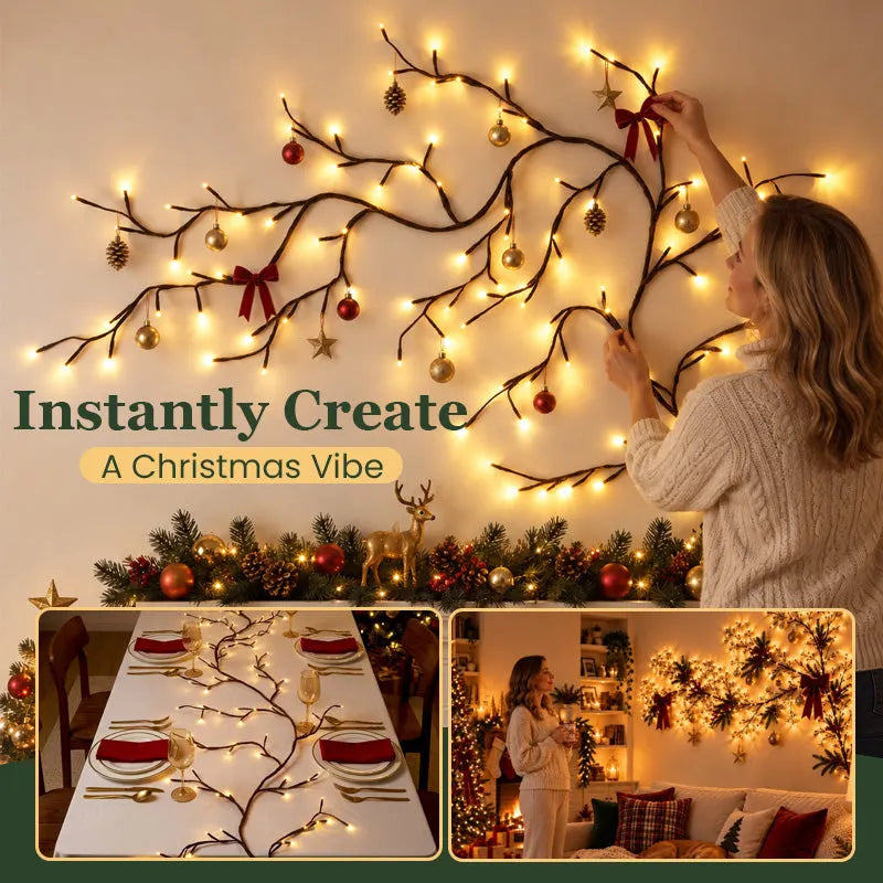 ✨ Flexible LED Branches | Christmas Wall Décor