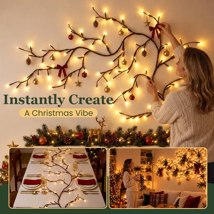 ✨ Flexible LED Branches | Christmas Wall Décor
