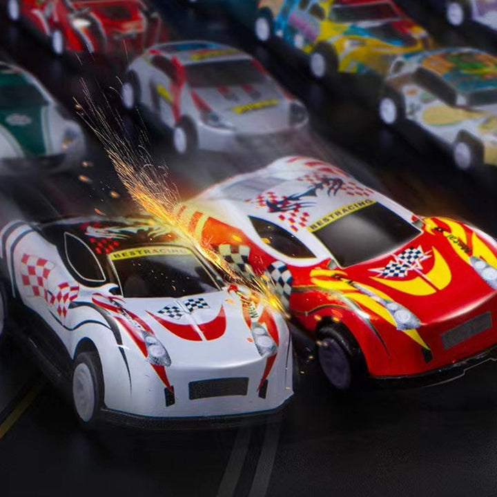 🎅 Saldi di Natale -50% 🎁 48 mini auto da corsa con garage integrato!