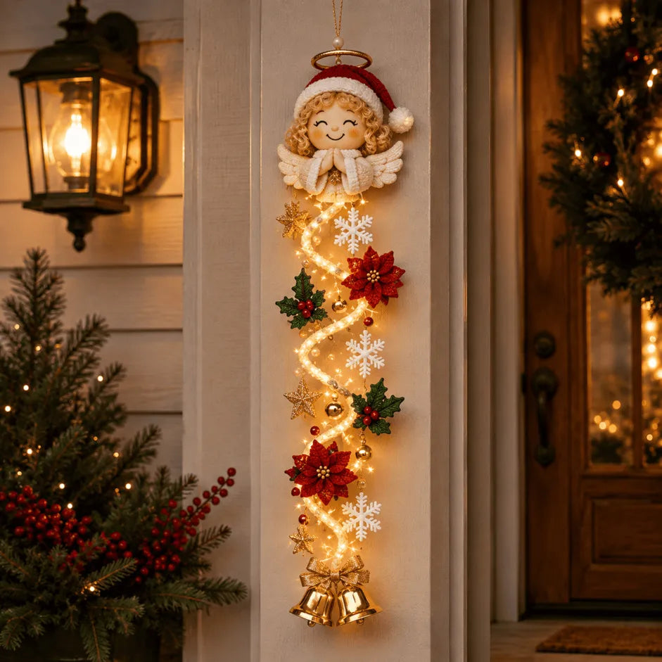 🎅 Decorazione natalizia luminosa da porta
