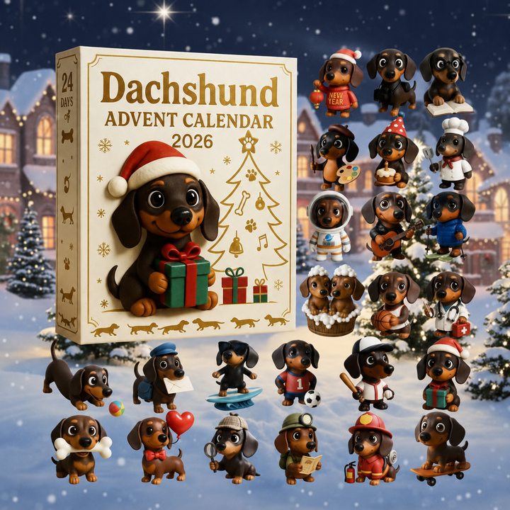 🎄🐾 Calendario dell’Avvento Bassotto 2026 🐶✨