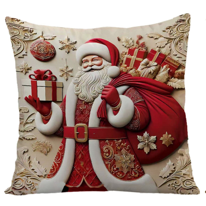 🎅 Saldi di Natale -49% 🎄Federa per cuscino con motivo natalizio