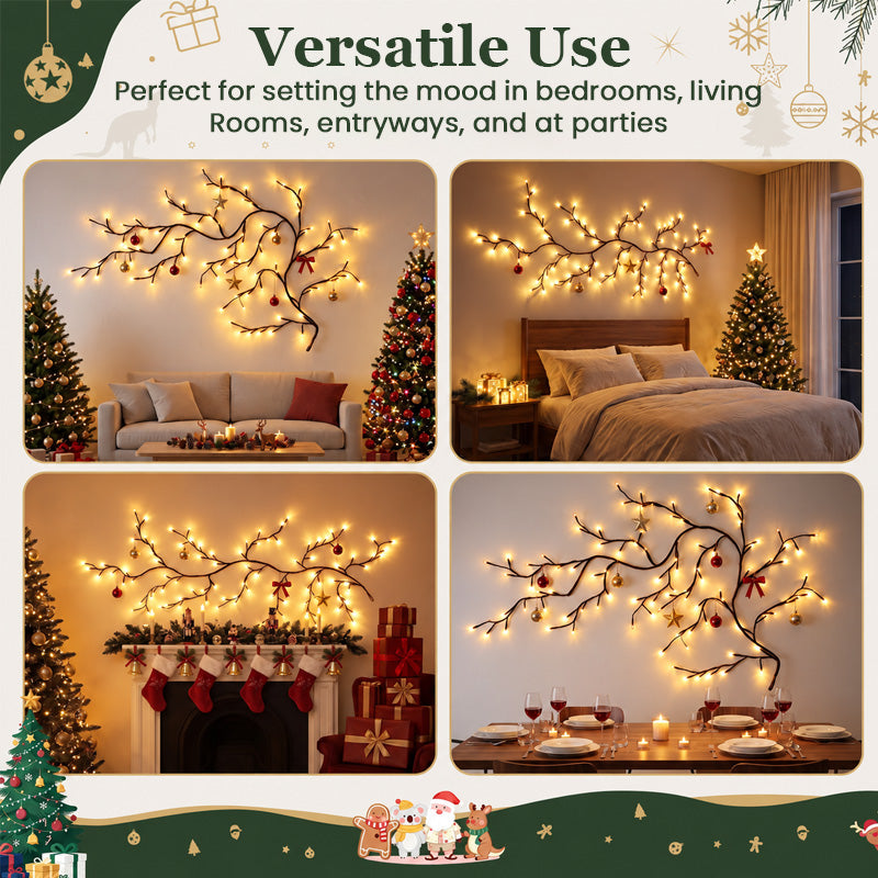 ✨ Flexible LED Branches | Christmas Wall Décor