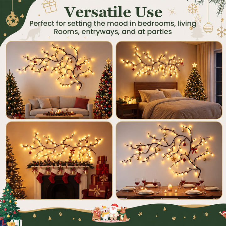 ✨ Flexible LED Branches | Christmas Wall Décor