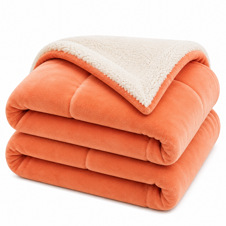 Plaid Tricoté en Microfibre – Doux, Moderne & Polyvalent
