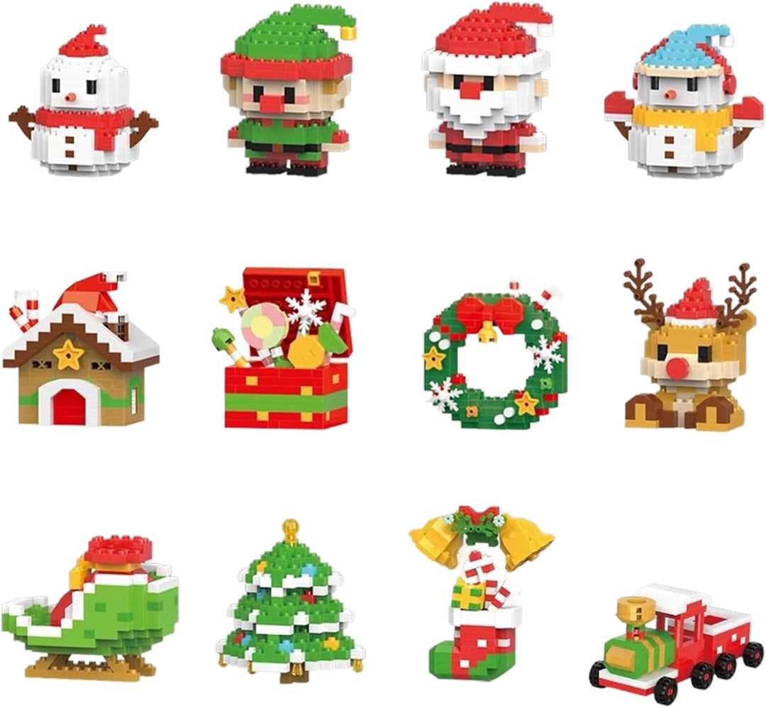🎅 Santa Byggeklosser™ – 12 figure natalizie creative per tutta la famiglia. 🎄