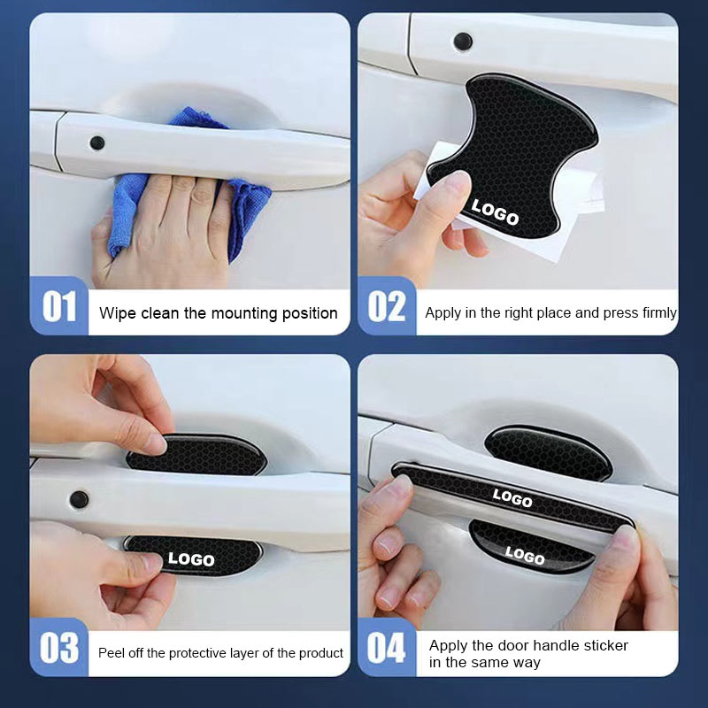 Adesivi per Maniglie Auto (Protezione Maniglia + Strisce Antiurto / Set da 8 Pezzi)