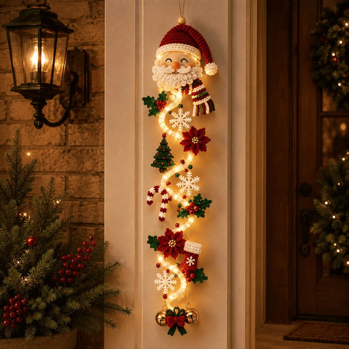🎅 Decorazione natalizia luminosa da porta