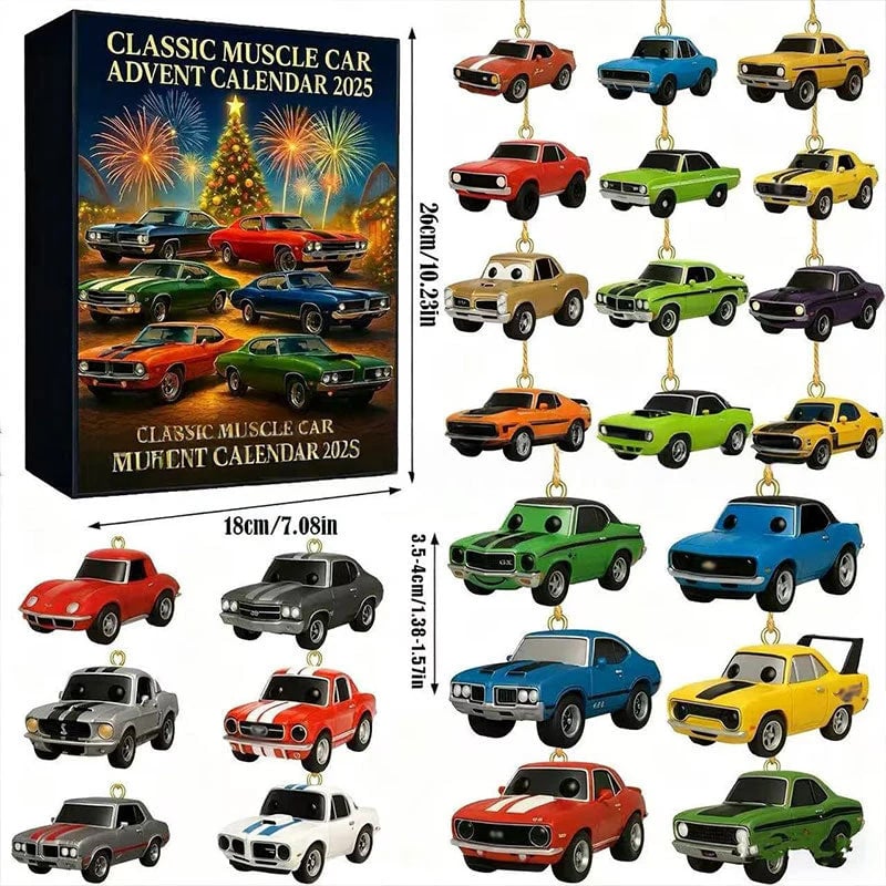 🎅🎄 Calendario dell’Avvento Auto Classiche Muscle Car 2025