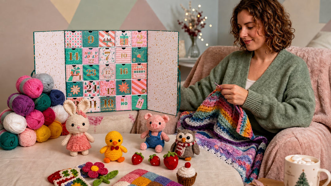 🧶🎄 25 Días de Magia del Crochet – Calendario de Adviento 2026 (🔥Igual que en el vídeo)