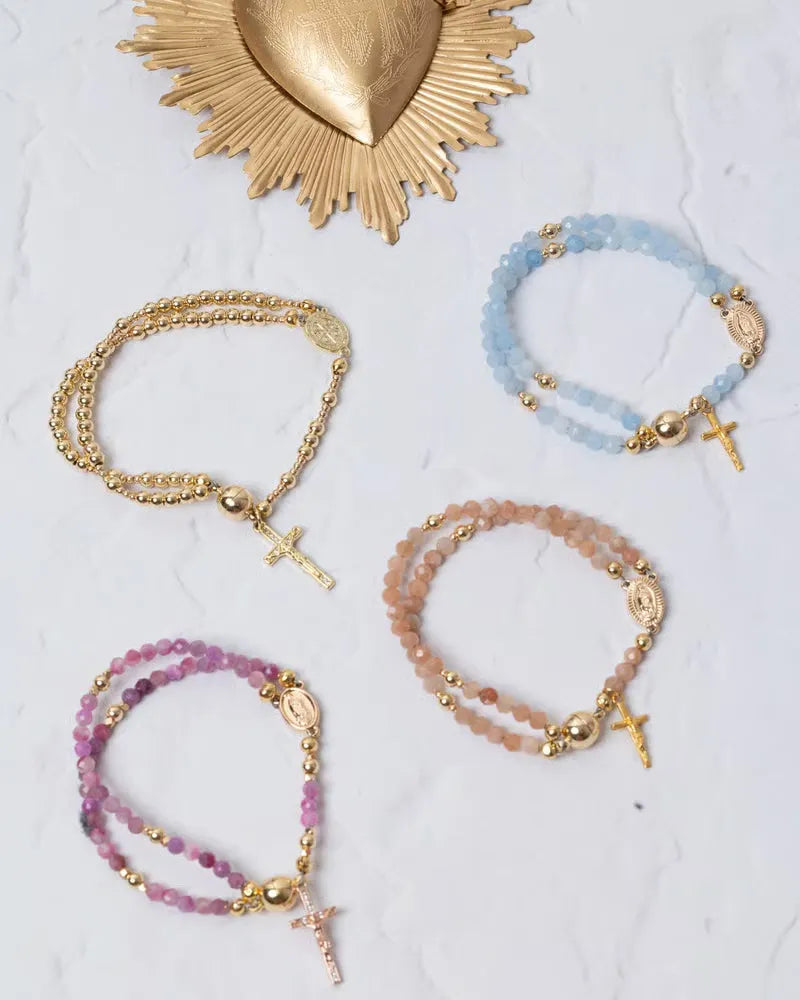 Trendy Prayer Bead Bracelet