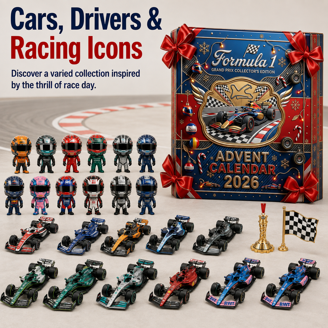 🏎️🏁 24 Giorni di Gloria Automobilistica – Calendario dell’Avvento Gran Premio 2026