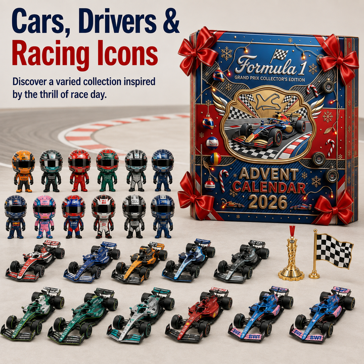 🏎️🏁 24 Giorni di Gloria Automobilistica – Calendario dell’Avvento Gran Premio 2026