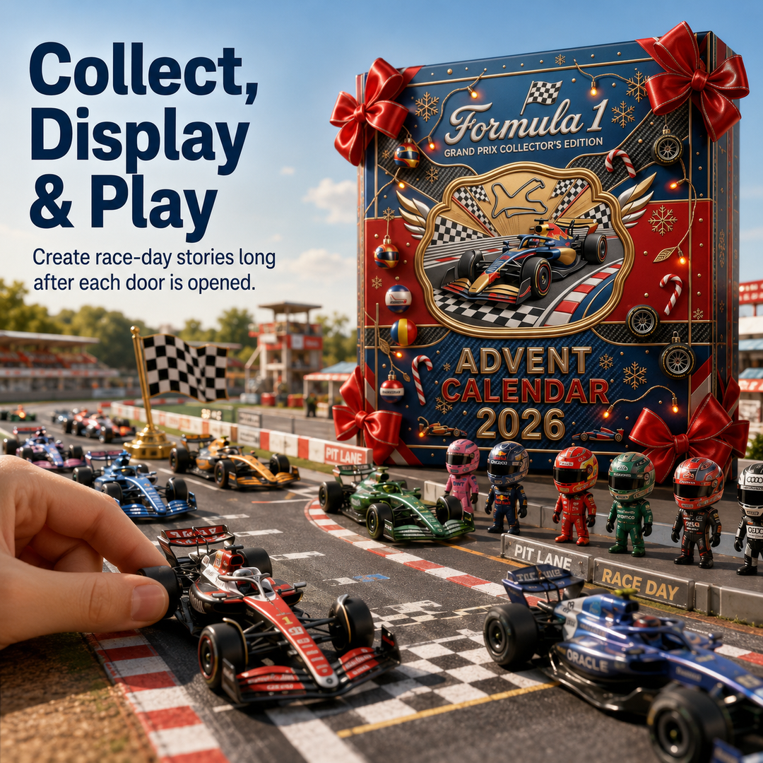 🏎️🏁 24 Giorni di Gloria Automobilistica – Calendario dell’Avvento Gran Premio 2026