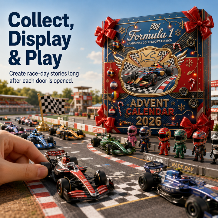 🏎️🏁 24 Giorni di Gloria Automobilistica – Calendario dell’Avvento Gran Premio 2026