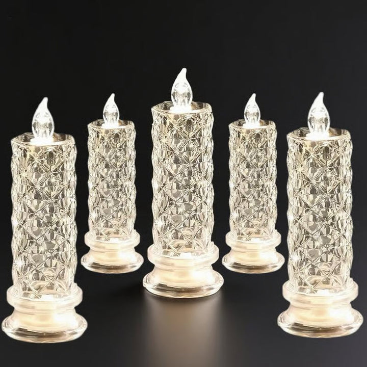 🔥Ultimo giorno 49% di sconto🎁Candelabro in cristallo a LED