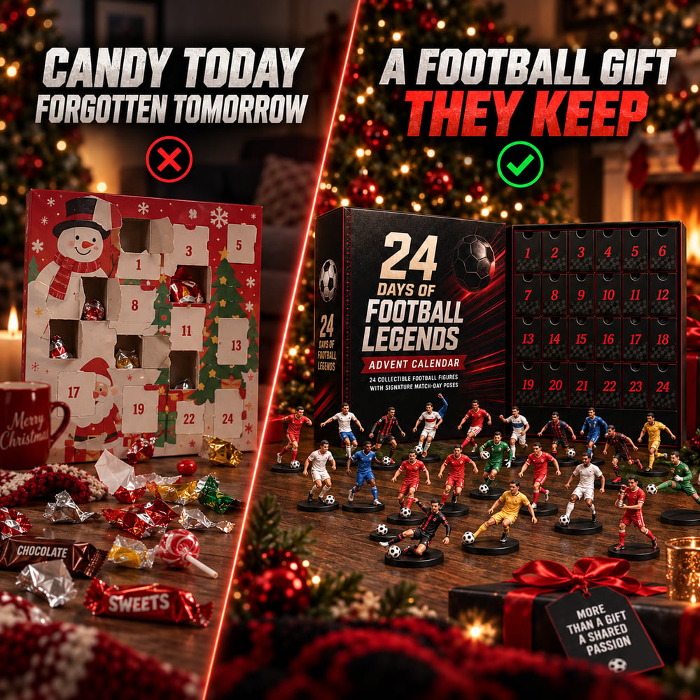 Calendario dell'Avvento del Calcio – 24 statuine