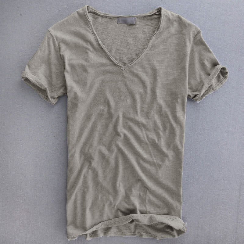 T-shirt en coton biologique à coupe décontractée pour homme