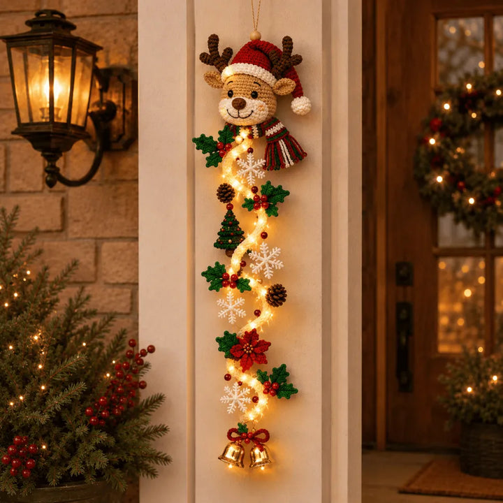 🎅 Decorazione natalizia luminosa da porta