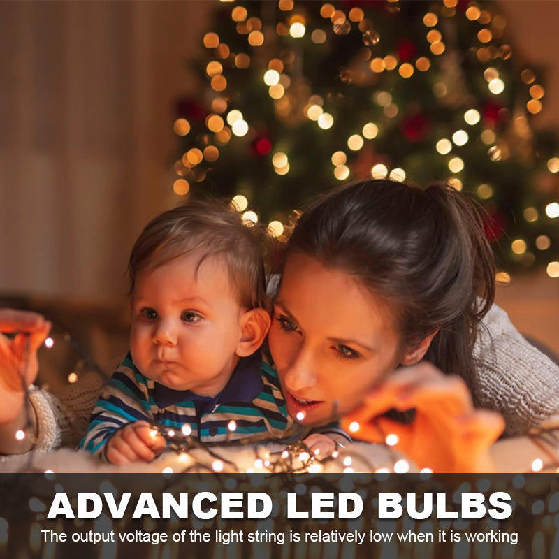🎄 Luci LED ad Anello con Stella a Cinque Punte per Albero di Natale