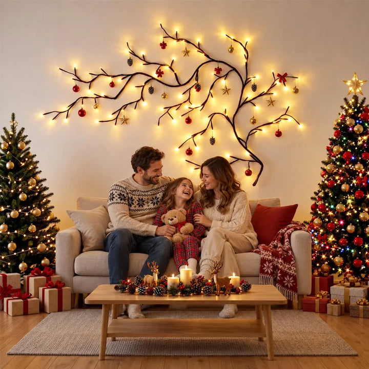 ✨ Flexible LED Branches | Christmas Wall Décor