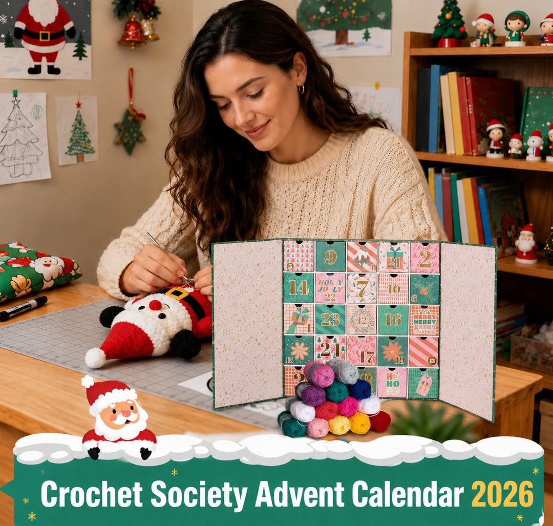 🧶🎄 25 Días de Magia del Crochet – Calendario de Adviento 2026 (🔥Igual que en el vídeo)