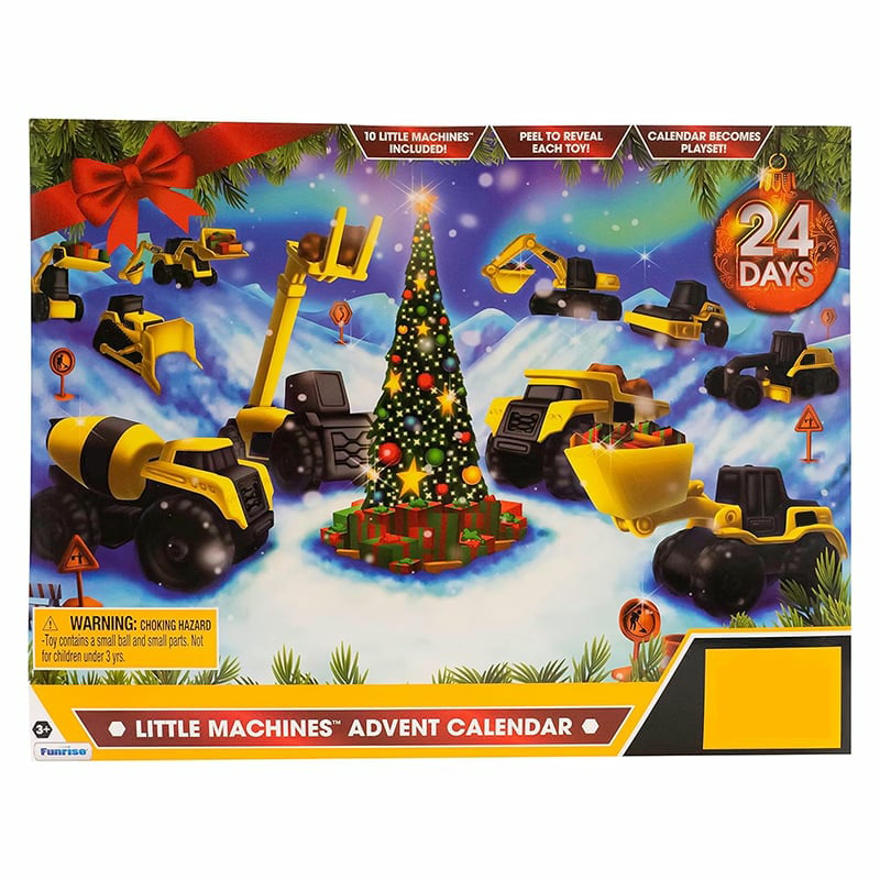 Calendario dell’Avvento da 24 giorni con camion da costruzione natalizio!