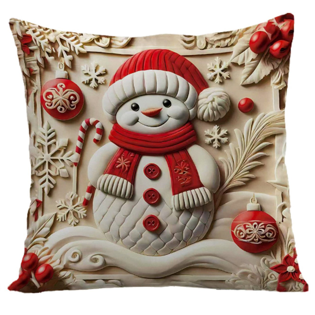 🎅 Saldi di Natale -49% 🎄Federa per cuscino con motivo natalizio