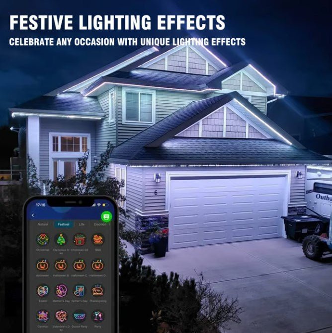 ⏰ Ultimo giorno di saldi! 🌈 Illuminazione LED da esterno intelligente e multicolore