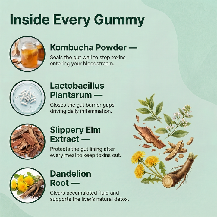 Kombucha Probiotic Gummies for Digestive Support